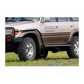 ARB Nerf Bar Black Painted Steel Round Bent - 4411030