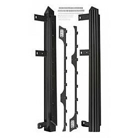 ARB Rocker Panel Guard - Black Flat Powder Coated Steel - 4450240