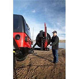 ARB Spare Tire Carrier Satin Powder Coated Black Steel Swing Away Bumper - 5750012