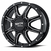Moto Metal Wheel MO995 - 20 x 8.25 Black With Natural Accents - MO995208827127