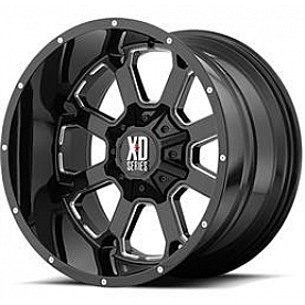KMC Wheel 20 x 12 XD825 Buck 25 Black - XD82521280344N
