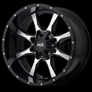 Moto Metal Wheel MO970 - 20 x 12 Black With Natural Accents - MO97021267344N