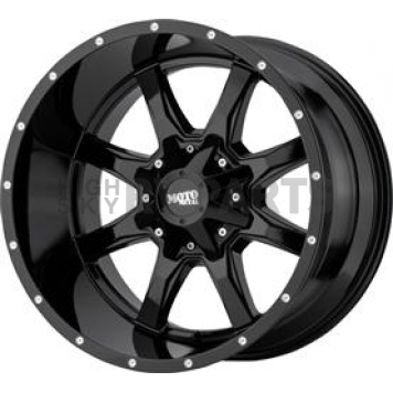 Moto Metal Wheel MO970 - 17 x 8 Black With Natural Lip - MO970780783A00