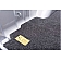 BedRug Bed Mat Dark Gray Carpet-Like Polypropylene - BMC19LBS