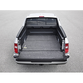 BedRug Bed Mat Black Carpet-Like Polypropylene - BMH17RBS