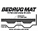 BedRug Bed Mat Dark Gray Carpet-Like Polypropylene - BMQ99LBS