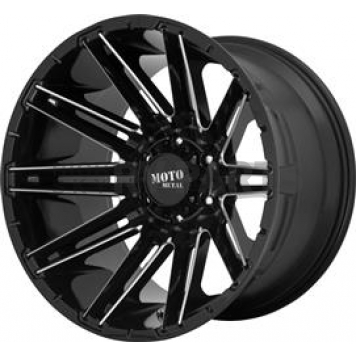 Moto Metal Wheel MO998 Kraken - 20 x 10 Black With Natural Accents - MO99821068318N