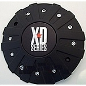 KMC Wheels Wheel Center Cap Closed Black  Single - 846L215B