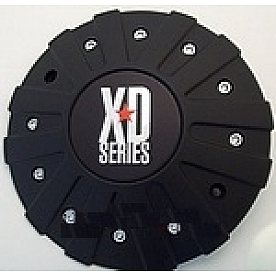 KMC Wheels Wheel Center Cap Closed Black  Single - 846L215B