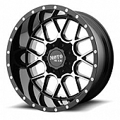 Moto Metal Wheel MO986 Siege - 20 x 9 Black With Natural Face - MO98629087300