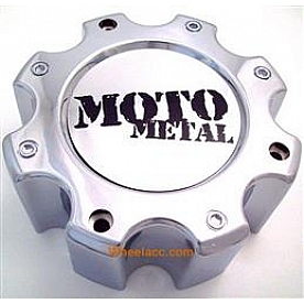 Moto Metal Wheel Center Cap Closed Chrome Plated Plastic - MO909B8165C
