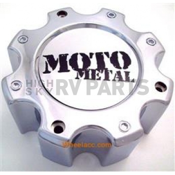 Moto Metal Wheel Center Cap Closed Chrome Plated Plastic - MO909B8165C