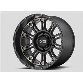 KMC Wheel XD829 - 20 x 10 Black With Natural Face - XD82921050924N