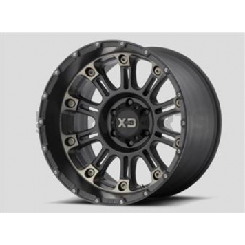 KMC Wheel XD829 - 20 x 10 Black With Natural Face - XD82921050924N