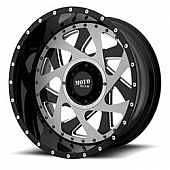 Moto Metal Wheel MO989 Change Up - 20 x 12 Black With Silver Inserts - MO98921263344N