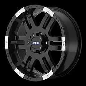 Moto Metal Wheel MO951 - 18 x 9 Black With Natural Accents - MO9518987312