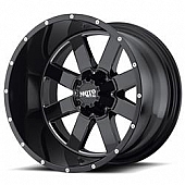 Moto Metal Wheel MO962 - 18 x 12 Black With Natural Accents - MO96281287344N