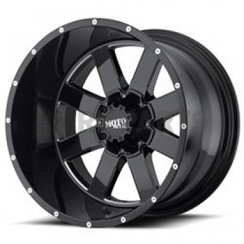 Moto Metal Wheel MO962 - 18 x 12 Black With Natural Accents - MO96281287344N