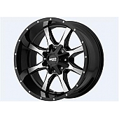 Moto Metal Wheel MO970 - 17 x 9 Black With Natural Face - MO97079035312N