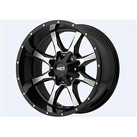 Moto Metal Wheel MO970 - 17 x 9 Black With Natural Face - MO97079035312N