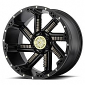 Moto Metal Wheel MO979 - 20 x 10 Black With Gun Metal Inserts - MO97921080724N