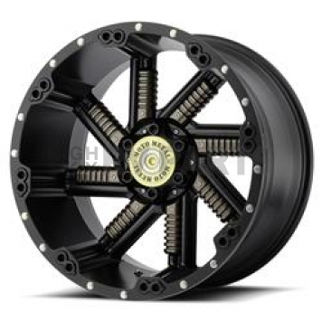 Moto Metal Wheel MO979 - 20 x 10 Black With Gun Metal Inserts - MO97921080724N