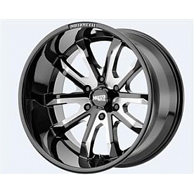 Moto Metal Wheel MO983 - 20 x 9 Black With Natural Accents - MO98329068318