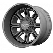 Moto Metal Wheel MO984 - 18 x 9 Gray With Black Inserts - MO98489080418
