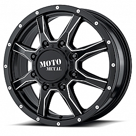 Moto Metal Wheel MO995 - 17 x 6.5 Black With Natural Accents - MO995765897140N