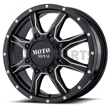 Moto Metal Wheel MO995 - 17 x 6.5 Black With Natural Accents - MO995765897140N
