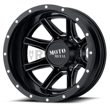 Moto Metal Wheel MO995 - 17 x 6.5 Black With Natural Accents - MO995765897140N-1