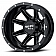 Moto Metal Wheel MO995 - 17 x 6.5 Black With Natural Accents - MO995765897140N