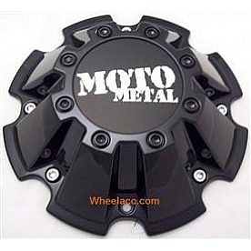 Moto Metal Wheel Center Cap Closed Gloss Black - M793BK01