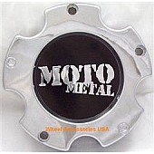 Moto Metal Wheel Center Cap Closed Chrome Plated Plastic - MO909B5139