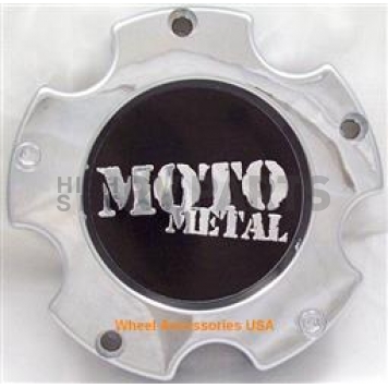 Moto Metal Wheel Center Cap Closed Chrome Plated Plastic - MO909B5139