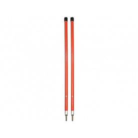Buyers Products Bumper Guide Fluorescent Orange Nylon Set Of 2 - 1308103