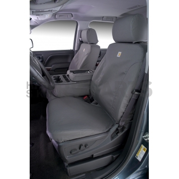 Covercraft Seat Cover Polycotton Gray Set Of 2 - SS2536PCGY