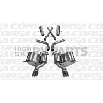 Corsa Performance Exhaust Sport Cat Back System - 14466-2