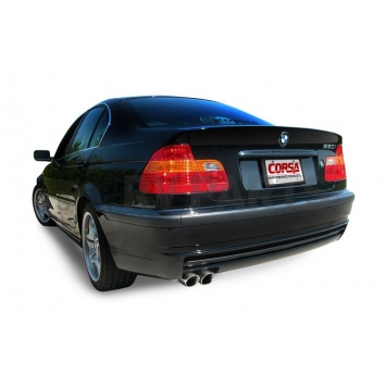 Corsa Performance Exhaust Sport Cat Back System - 14551BLK-1