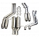 Corsa Performance Exhaust Sport Cat Back System - 14551BLK