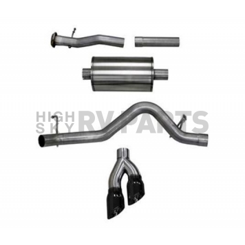Corsa Performance Exhaust Sport Cat Back System - 14744BLK