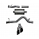 Corsa Performance Exhaust Sport Cat Back System - 14744BLK