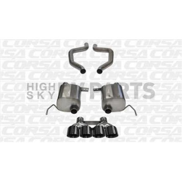 Corsa Performance Exhaust Xtreme Axle Back System - 14766BLK