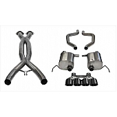 Corsa Performance Exhaust Xtreme Plus Cat Back System - 14766CBBLK