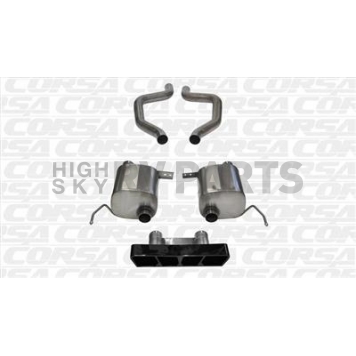 Corsa Performance Exhaust Sport Axle Back System - 14769BLK