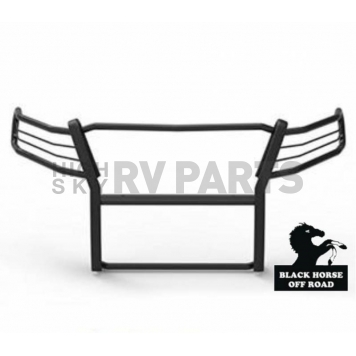Black Horse Offroad Grille Guard 1-1/2 Inch Black Powder Coated Steel - 17GC15MA
