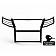 Black Horse Offroad Grille Guard 1-1/2 Inch Black Powder Coated Steel - 17GC15MA