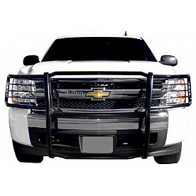 Black Horse Offroad Grille Guard 1-1/2 Inch Black Powder Coated Steel - 17GT27MA
