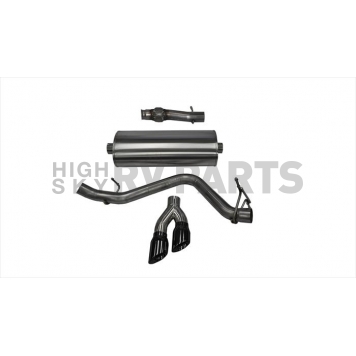 Corsa Performance Exhaust Touring Cat Back System - 14846BLK