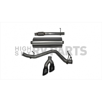 Corsa Performance Exhaust Touring Cat Back System - 14847BLK